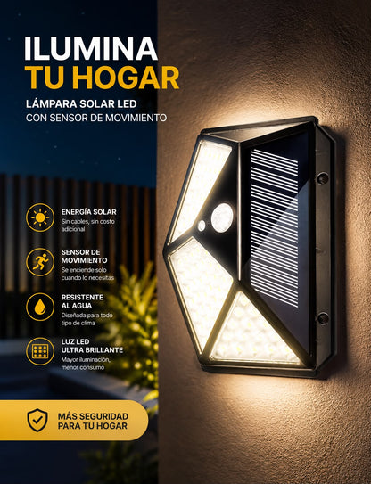 Lamparas solares de pared
